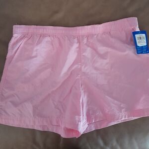 Columbia Pink Athletic Shorts Lightweight Elastic Waist